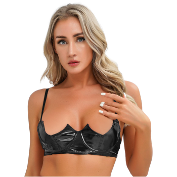 soutien-gorge-similicuir-wetlook-noir-tetons-apparents-5