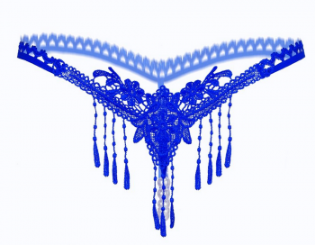 String burlesque coquin dentelle à perles