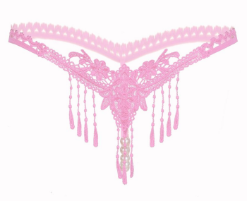 String burlesque coquin dentelle à perles