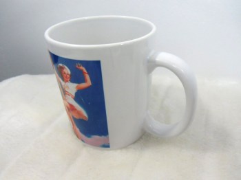 Mug tasse en porcelaine blanche Moussaillonne