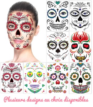 tatouage-temporaire-visage-crane-mexicain-halloween