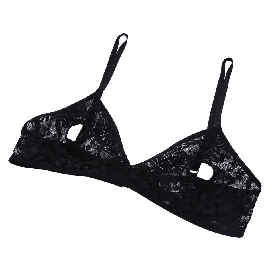 soutien gorge ouvert teton