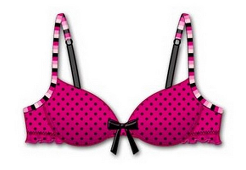 Soutien-gorge à pois "Pink & dotted"