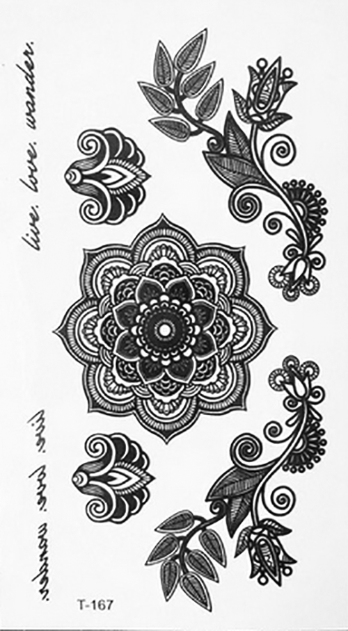 Tatouage Temporaire Original Mandalas Et Arabesques Tatouage Temporaire Original Mandalas Et Arabesques